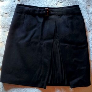 Comptoir Des Cotonniers Black Pleated Skirt